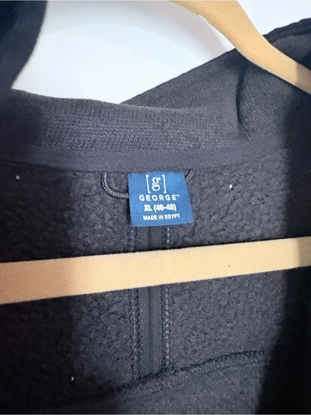 Men’s Black and Gray Fleece Vest